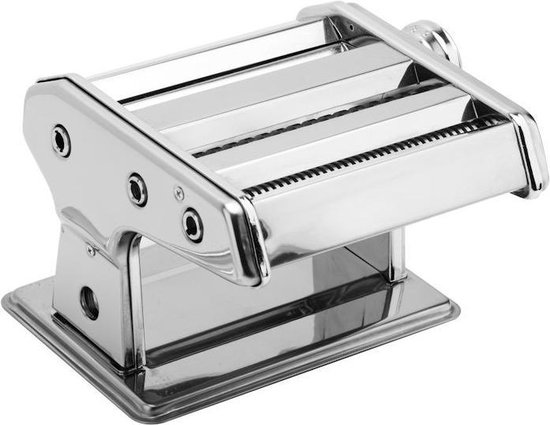 Decopatent® pastamaker pastamachine van rvs 15 cm pasta rollerbreedte pastamachine pasta machine incl. handige tafelgreep 4zjvy9yqpwp7