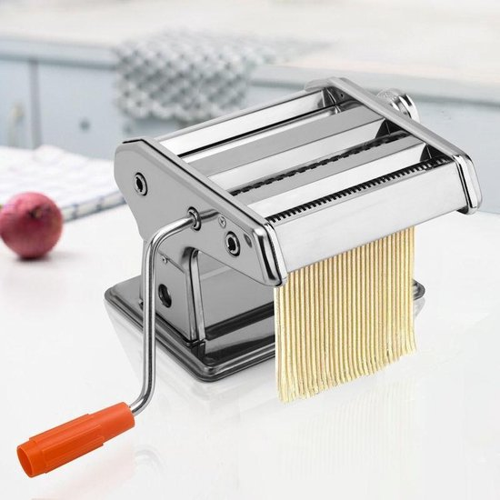 Decopatent® pastamaker pastamachine van rvs 15 cm pasta rollerbreedte pastamachine pasta machine incl. handige tafelgreep 5rkv1w1qxaxy