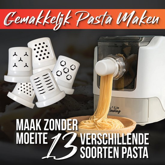 Ilc kitchen elektrische pastamachine met droogrek 13 pasta types gx6vo0pjav6y 71xnlo