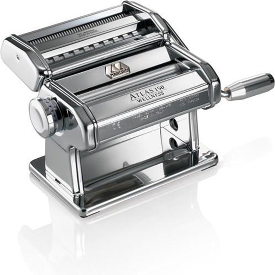Marcato atlas 150 pastamachine met verwisselbare kop chroom/aluminium 550x5510