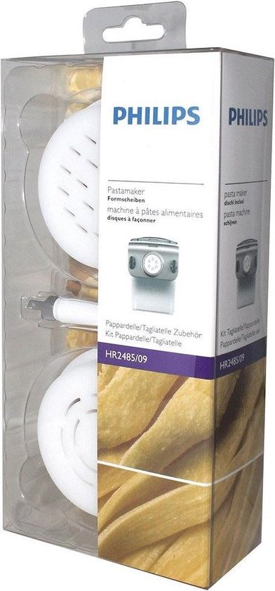 Philips avance hr2485/09 pastamachine pappardelle/tagliatelle accessoires nzg62j7a2al