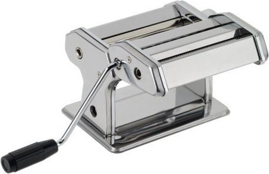 Simver pastamachine met verwisselbare kop chroom/aluminium 150mm m87w4qgrx25p nla4pln